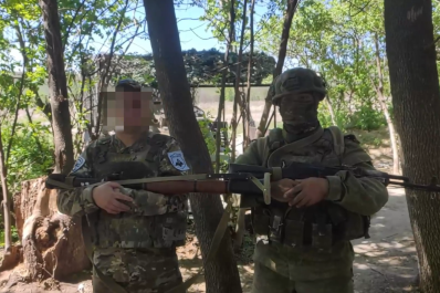 Поздравление с 9 мая от наших военных, выполняющих боевые задачи в зоне СВО
