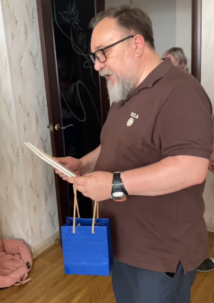 Вручение Памятного Наградного Жетона героя СВО Семиразова С.В.